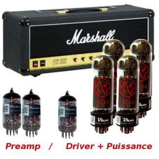 kit de retubage pour JCM 800 Marshall 100 watts