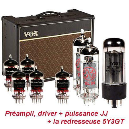 kit retubage vox AC15 original JJ