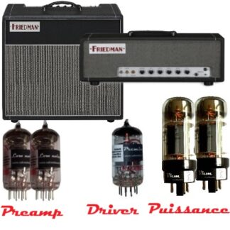 Kit lampe de retubage pour Friedman DIRTY SHIRLEY COMBO, TETE