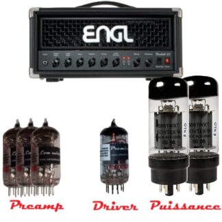 Kit lampe de retubage pour Tête ENGL E633 Fireball 25