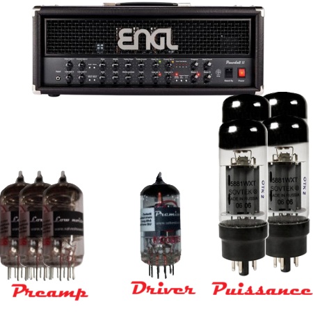 Kit lampe de retubage pour tête ENGL Powerball II E645 II