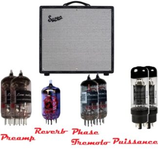 Kit lampe de retubage pour Supro BLACK MAGICK REVERB TB